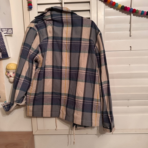 Zara plaid patchwork jacket! - Picture 3 of 3